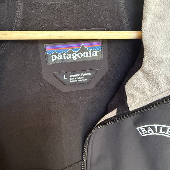Vintage Patagonia Women's Full Zip Up Soft Shell Jacket Bailey's Promo -sz L - Picture 7 of 10